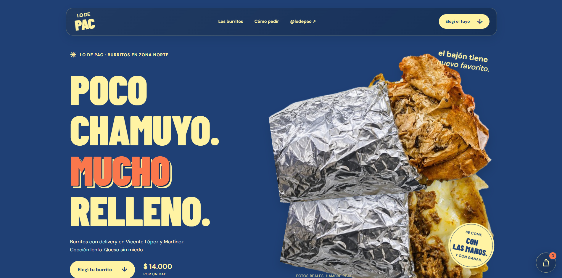 Lo de Pac website preview